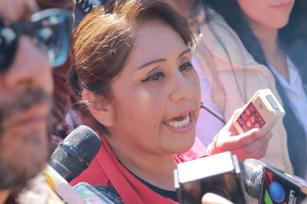 Ruth Nina se mantiene desafiante: “Si el delito es defender al sector popular, puedo entrar a la cárcel”