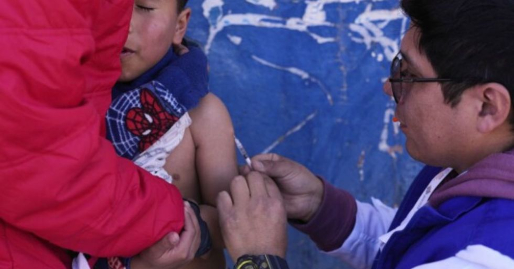 Bolivia administró 745.161 dosis de vacunas contra el sarampión