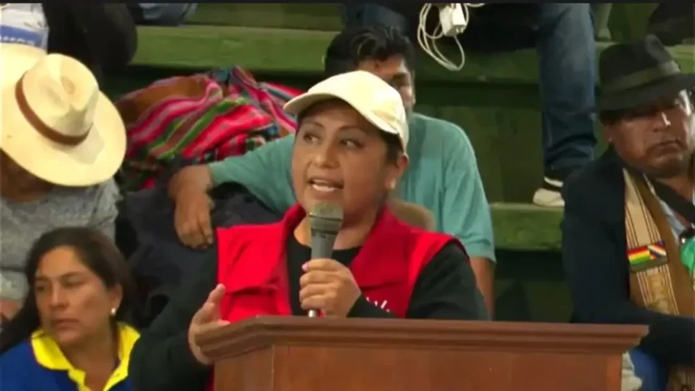 Fanny Nina amenaza: ‘En vez de contar votos, van a contar muertos’