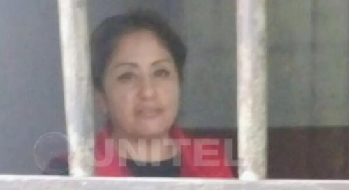 Justicia dicta detención preventiva para Ruth Nina en una cárcel de Cochabamba