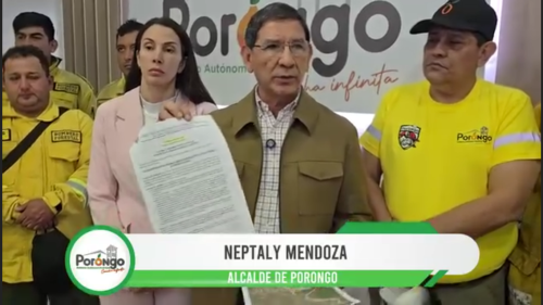 Alcalde de Porongo pide acciones urgentes ante quema ilegal que amenaza la vida, la flora y la fauna silvestre