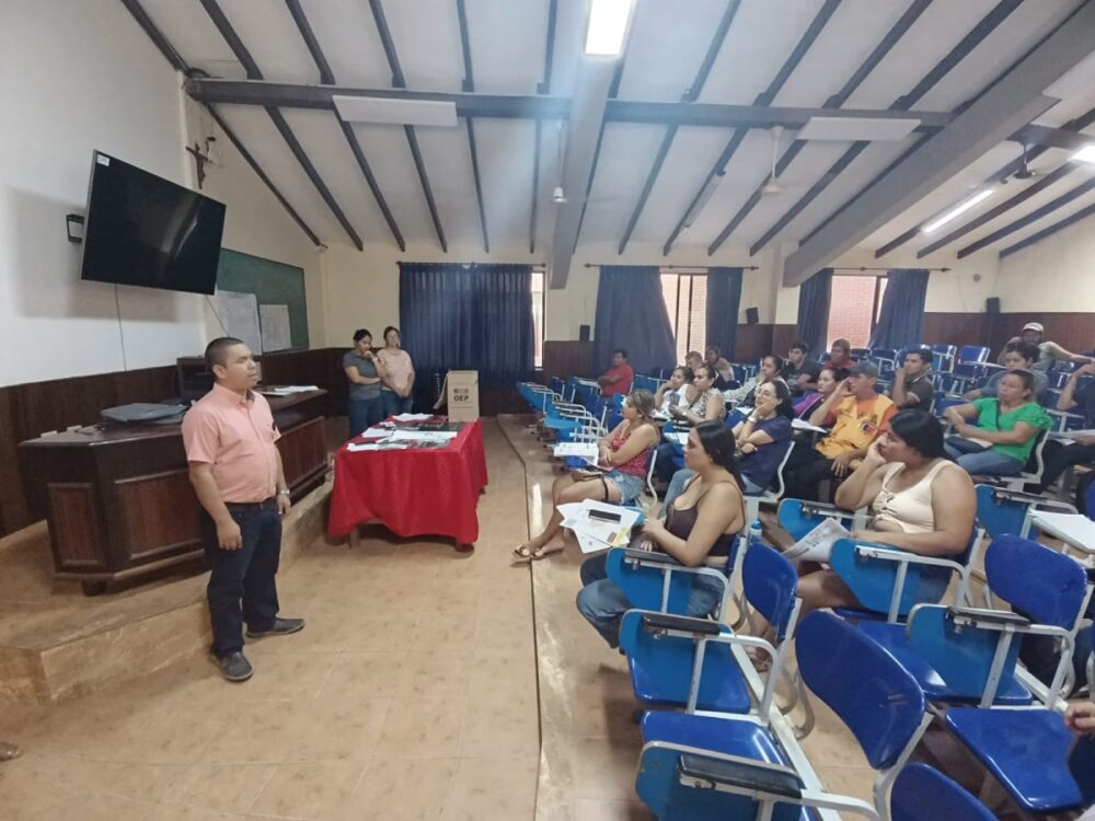 TED Beni acompañó la capacitación de jurados electorales en recintos de votación en Trinidad